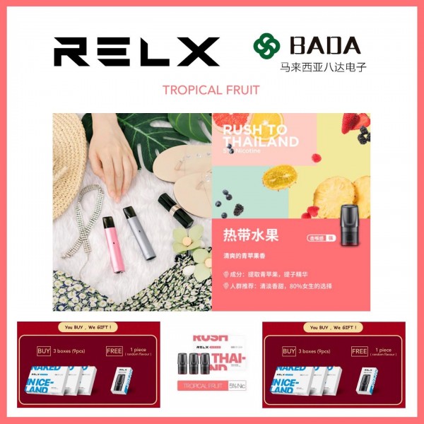 [ ORIGINAL! ] RELX nano refill pod flavour pack relx disposable refill flavor - READY STOCK - 