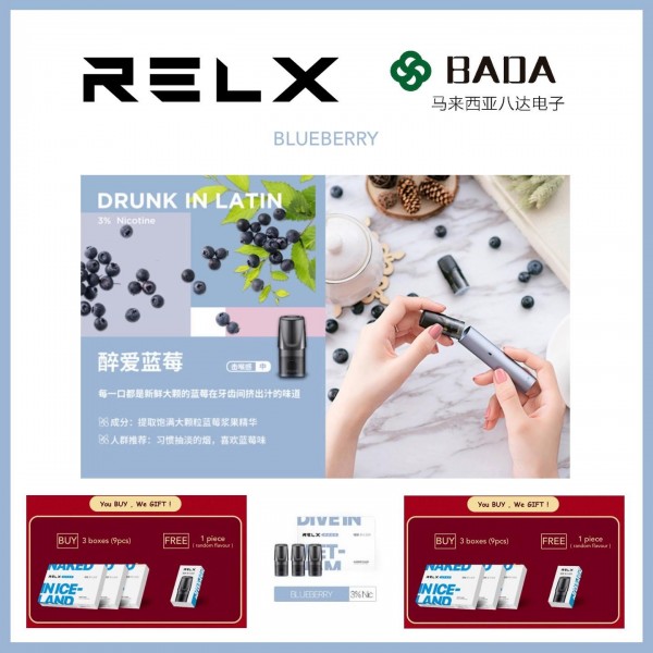 [ ORIGINAL! ] RELX nano refill pod flavour pack relx disposable refill flavor - READY STOCK - 