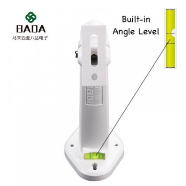 High Quality CCTV Camera Wall Mount Waterproof Plastic Mounting Bracket Stand Housing Holder with Angle Level 