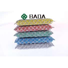 [READY STOCK] BADA 4 PIECES DOUBLE SIDE DISH WASHING SCOURING PAD SPONGE SCRUBBER
