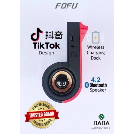 Wireless Charging Dock Tiktok Bluetooth Speaker with Bass Portable Speaker High Quality Music Box Bluetooth 4.2 Easy Connect