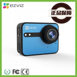 Ezviz Full HD Waterproof IPS Touchscreen Sport and Action Camera, Built in bluetooth and WiFi functions, 40 Meters Diving with Waterproof Case Mobile App Support